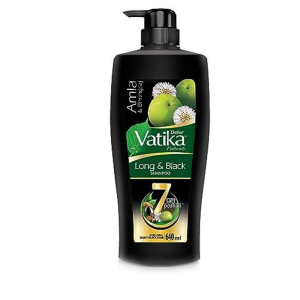 Dabur Vatika Amla & Bhringraj Long and Black Shampoo 640ml
