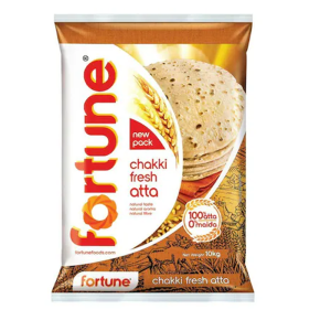 Fortune Chakki Fresh Whole Wheat Atta 10 kg