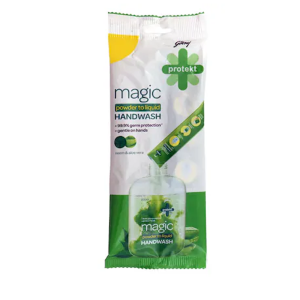 Godrej Protekt Magic Neem & Aloe Vera Powder to Liquid Handwash 9 g