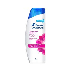 HEAD & SHOULDERS Smooth and Silky Anti-Dandruff Shampoo for All-Hair Types (340 ml)