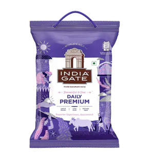 India Gate Daily Premium Basmati Rice, 5 kg