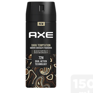 Axe Dark Temptation Men Bodyspray Deodorant, 150 ml