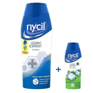 Nycil Classic Germ Expert Prickly Heat Powder 150 g (50 g Free)