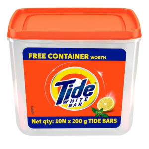 Tide Detergent Bar Pack of 10 (200 g each)