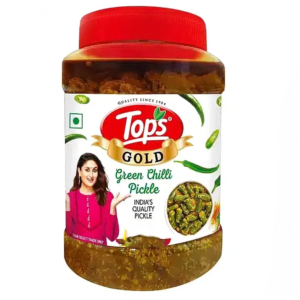 Tops Gold Green Chilli Pickle 900 g